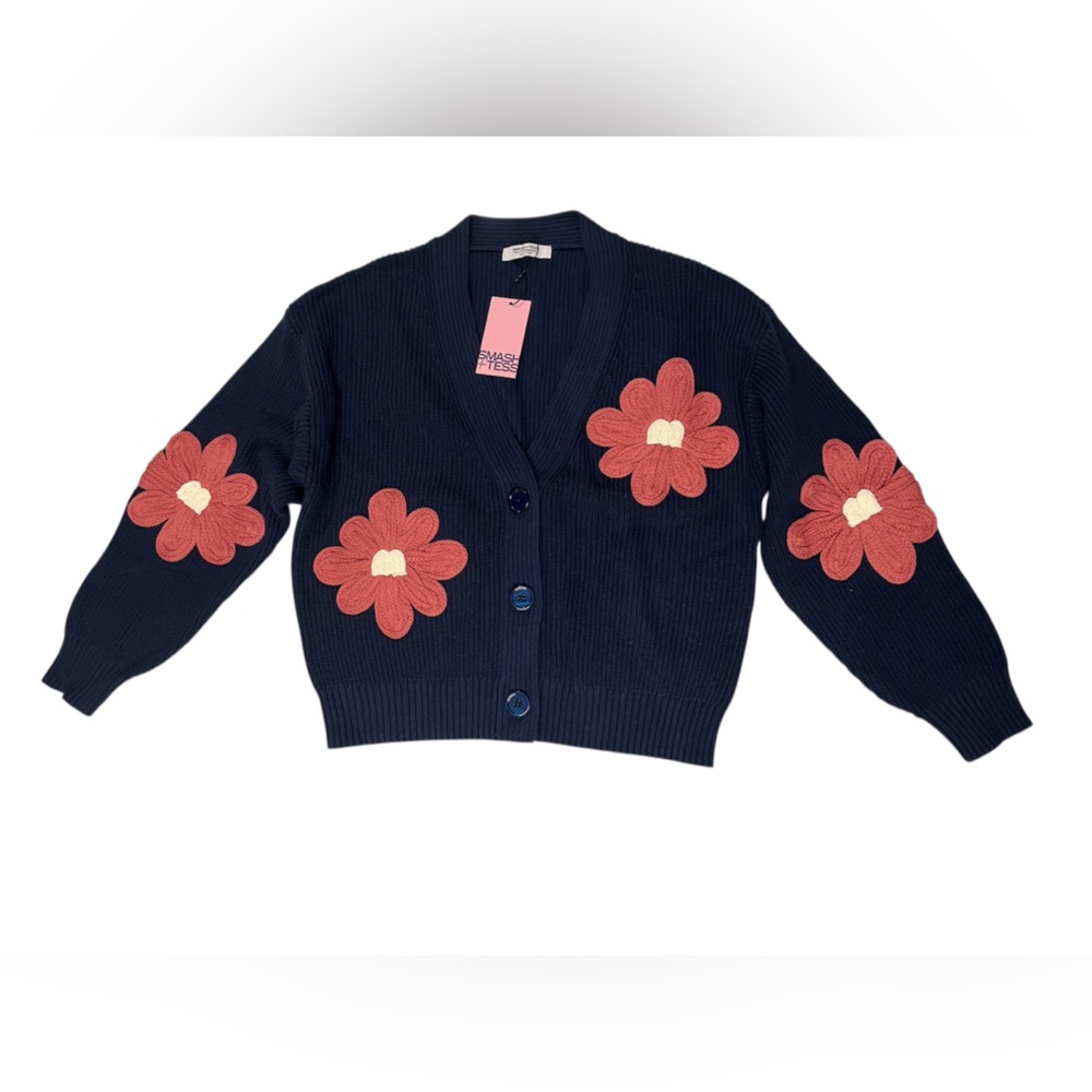Nora daisy Embroidered cardigan by Smash + Tess brand new with tags